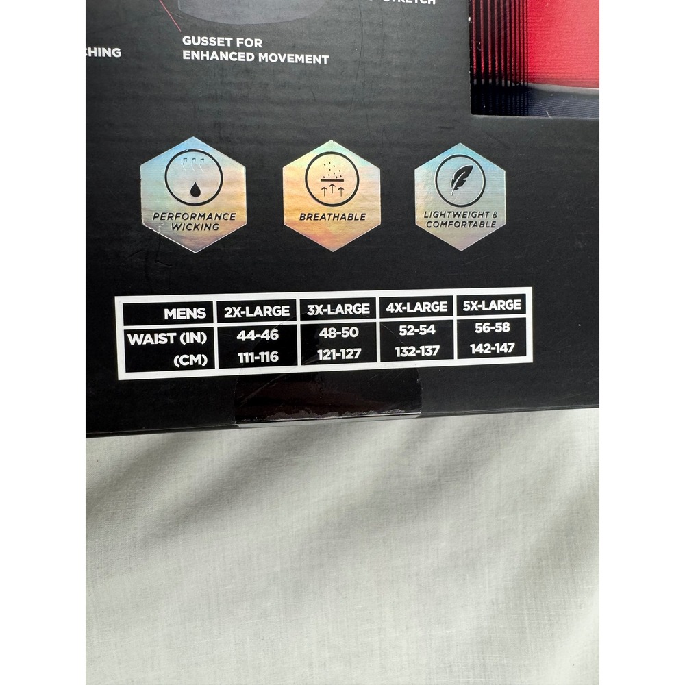 New Balance Mens 3 Pack Premium Performance Boxer Briefs 4XL Plus - Picture 7 of 11